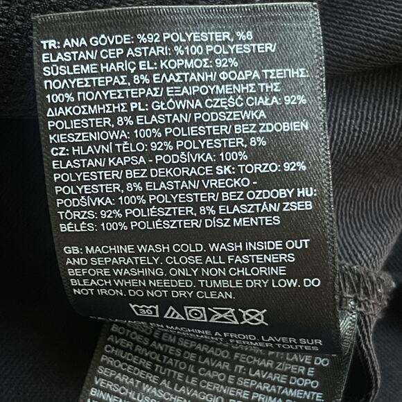 The North Face WindWall Softshell Jacket Mens 2XL Black Windproof NF0A3LGV - Picture 9 of 13